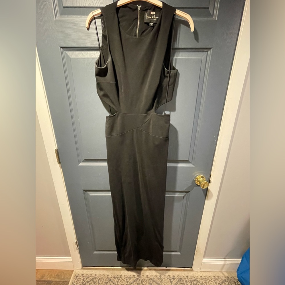 Black Michelle Miller Cutout Gown
